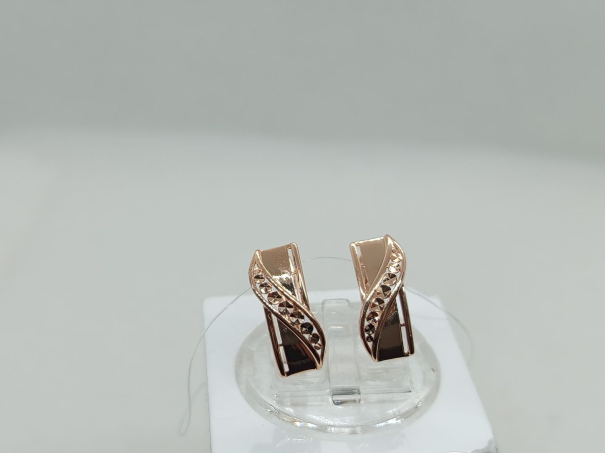 СЕРЬГИ БЕЗ КАМНЯ (Au 585)