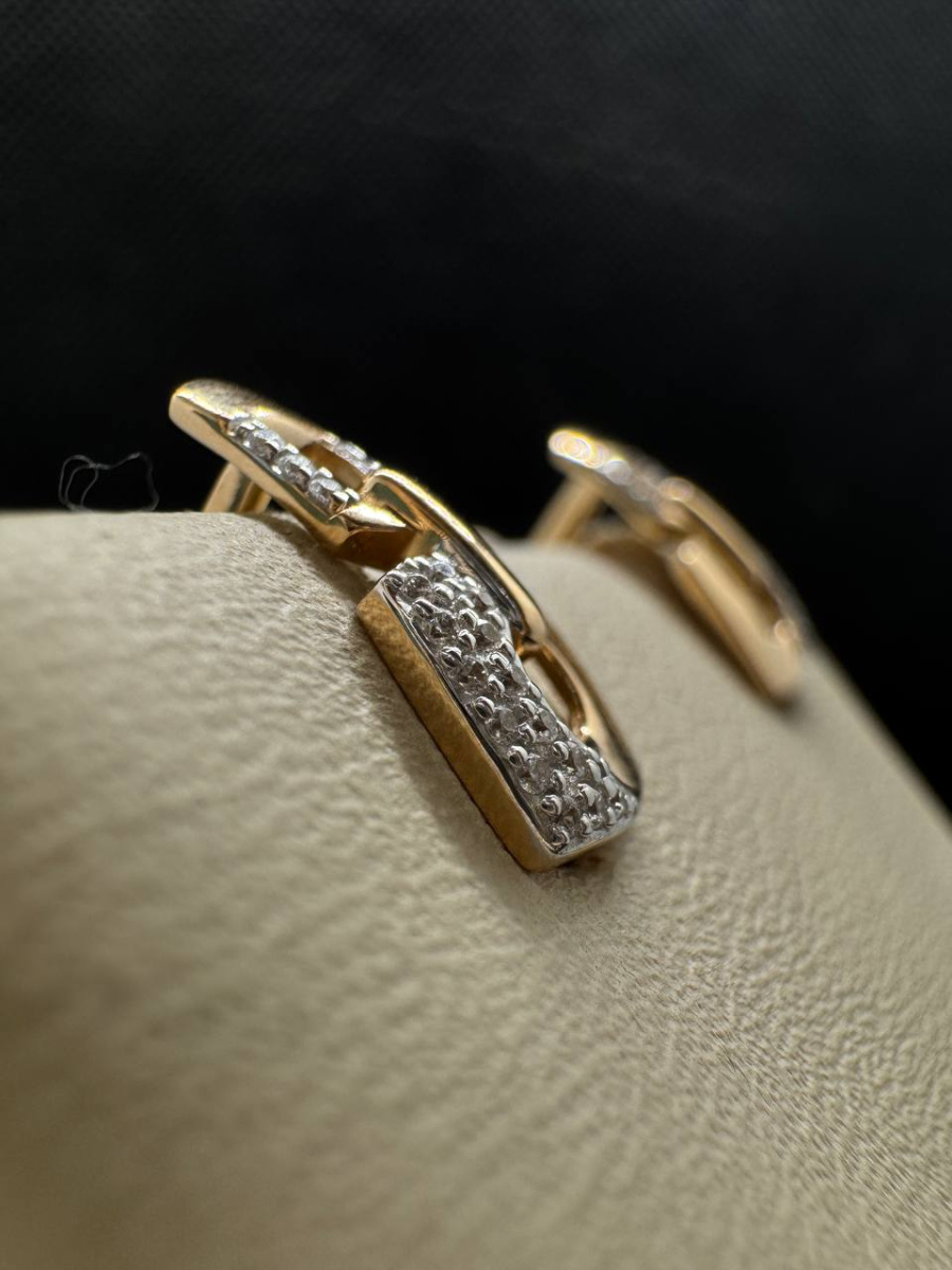 СЕРЬГИ С КАМНЯМИ (Au 585)