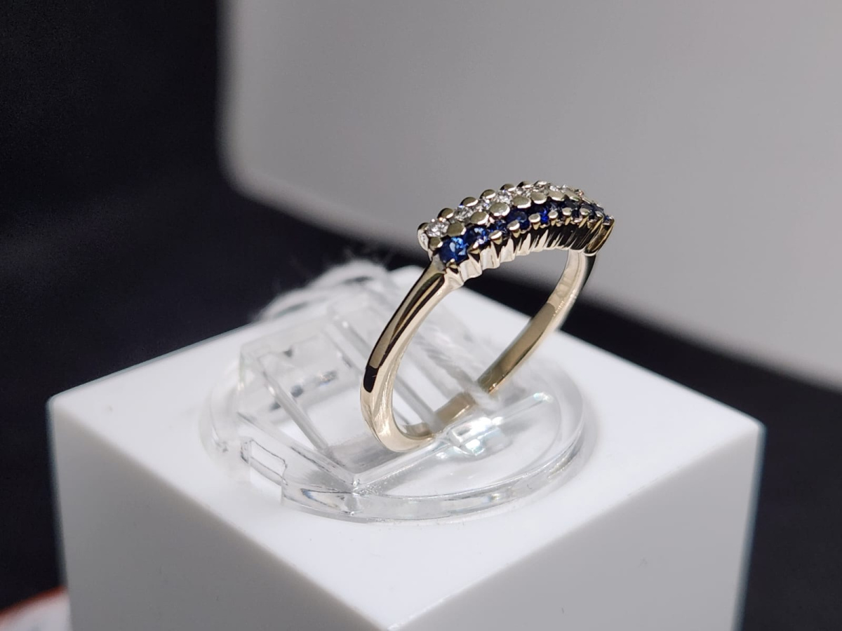 КОЛЬЦО БРИЛЛИАНТ Au 750