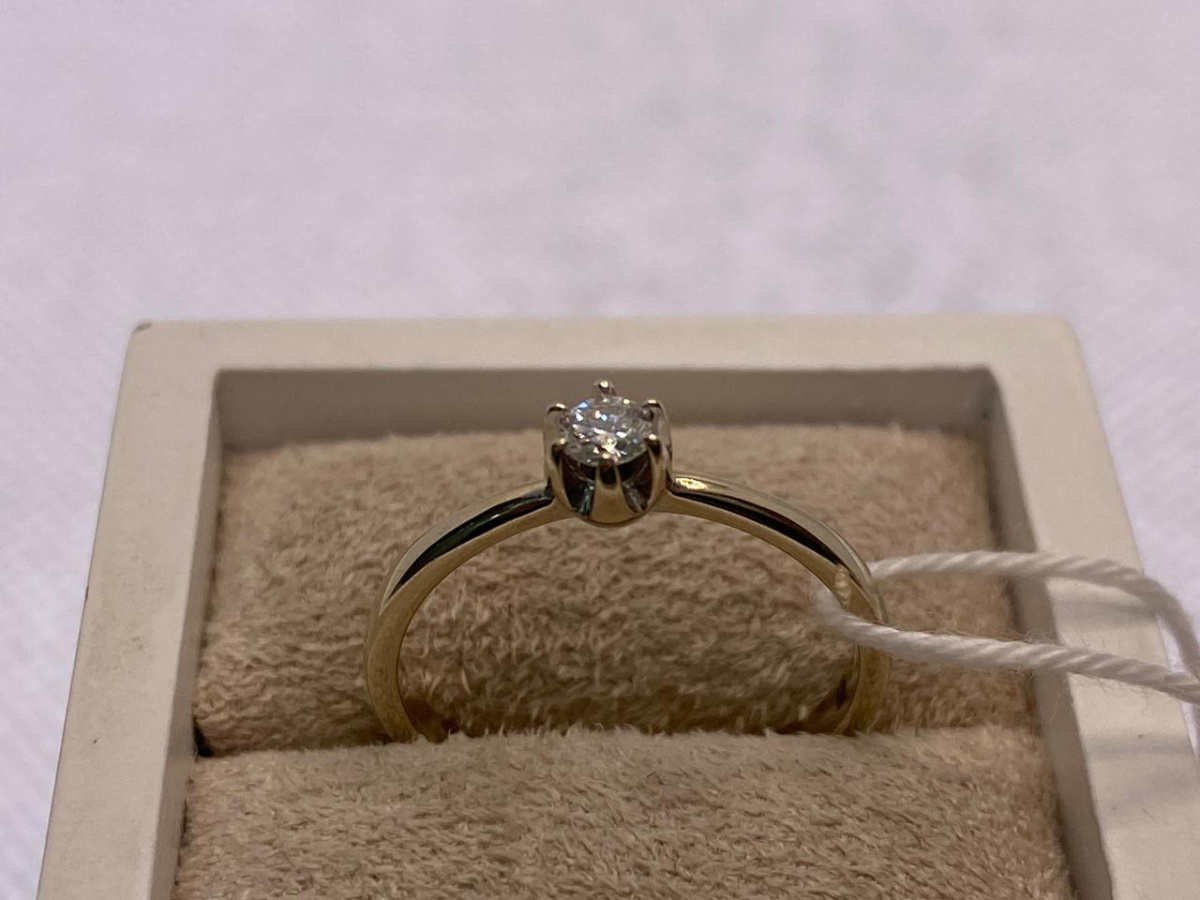 КОЛЬЦО БРИЛЛИАНТ Au 585