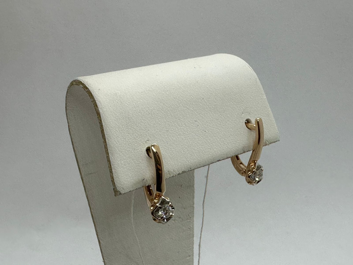 СЕРЬГИ БРИЛЛИАНТ (Au 585)