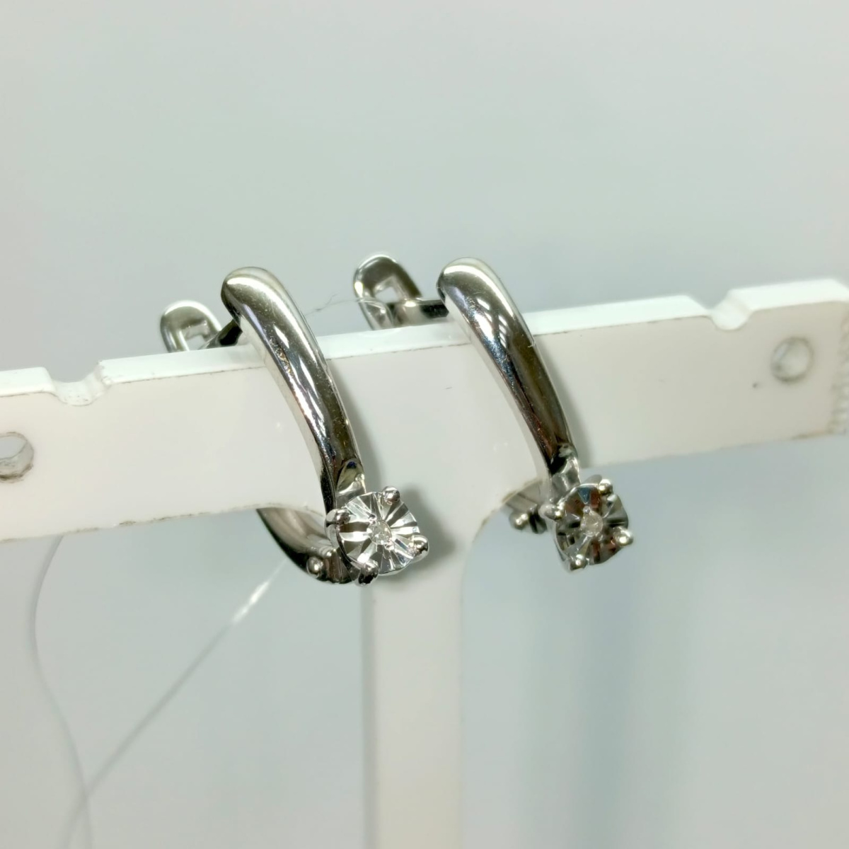 СЕРЬГИ БРИЛЛИАНТ (Ag 925)