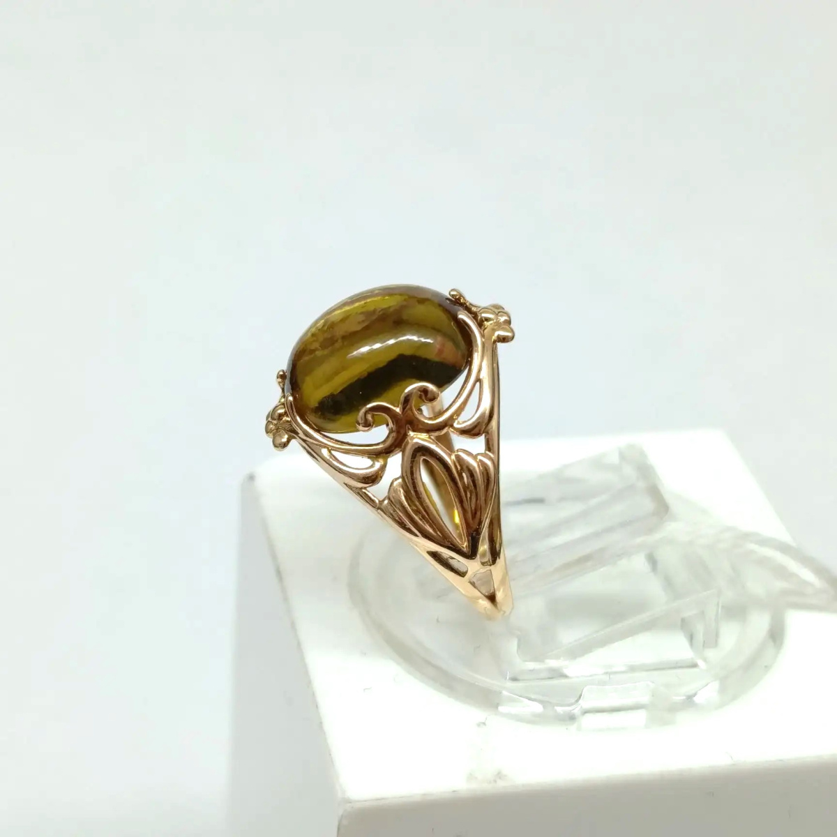 КОЛЬЦО С КАМНЕМ (Au 585)