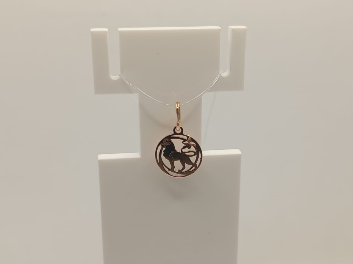 ПОДВЕСКА ЗНАК ЗОДИАКА ЛЕВ (Au 585)