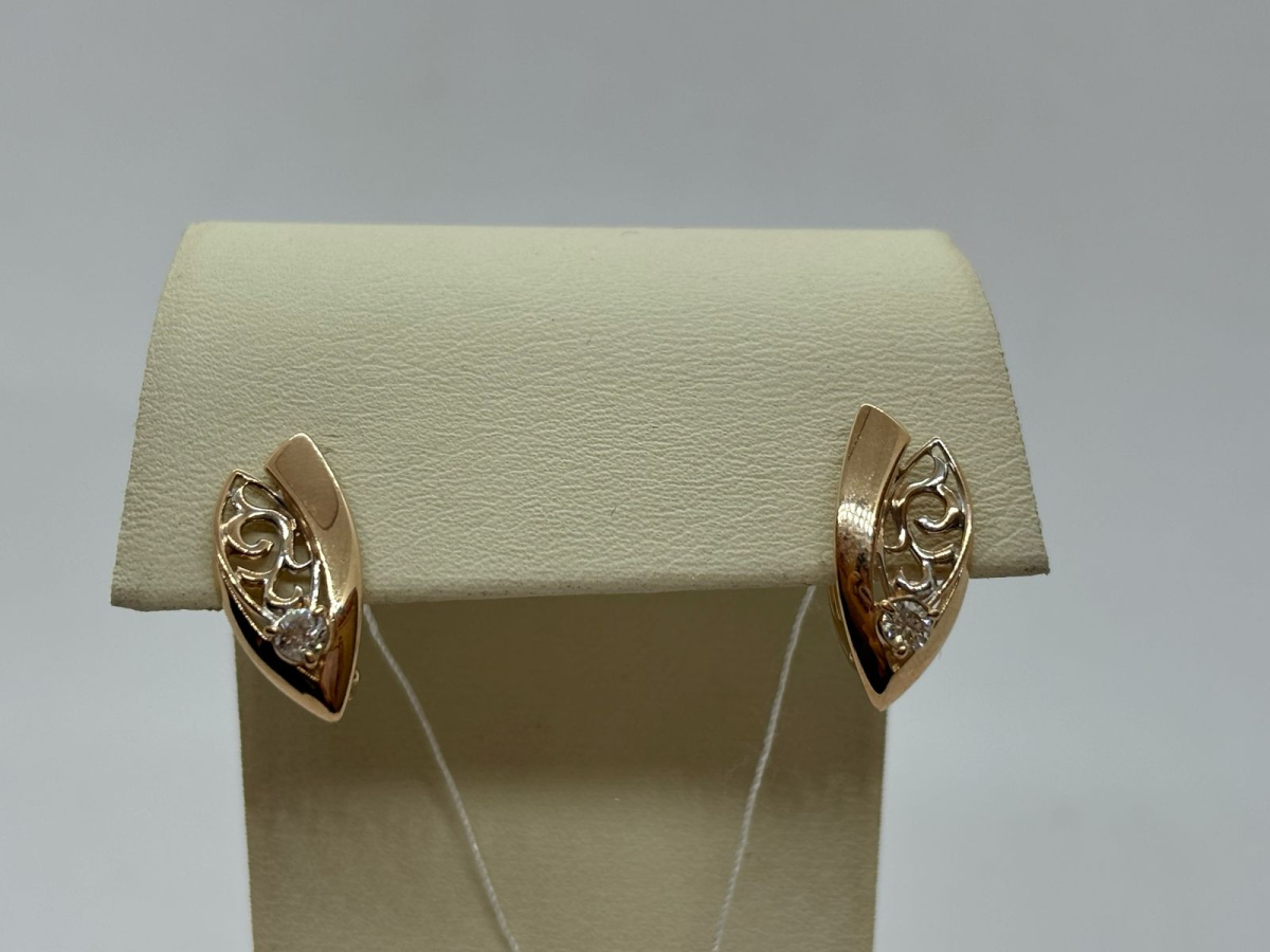 СЕРЬГИ БРИЛЛИАНТ (Au 585)