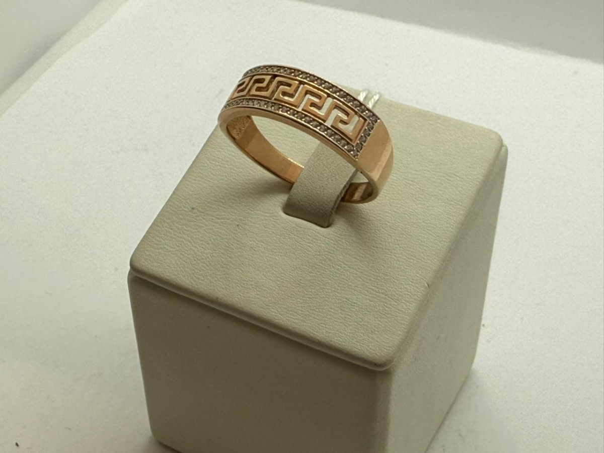 КОЛКМИ585 КОЛЬЦО С КАМНЯМИ (Au 585)