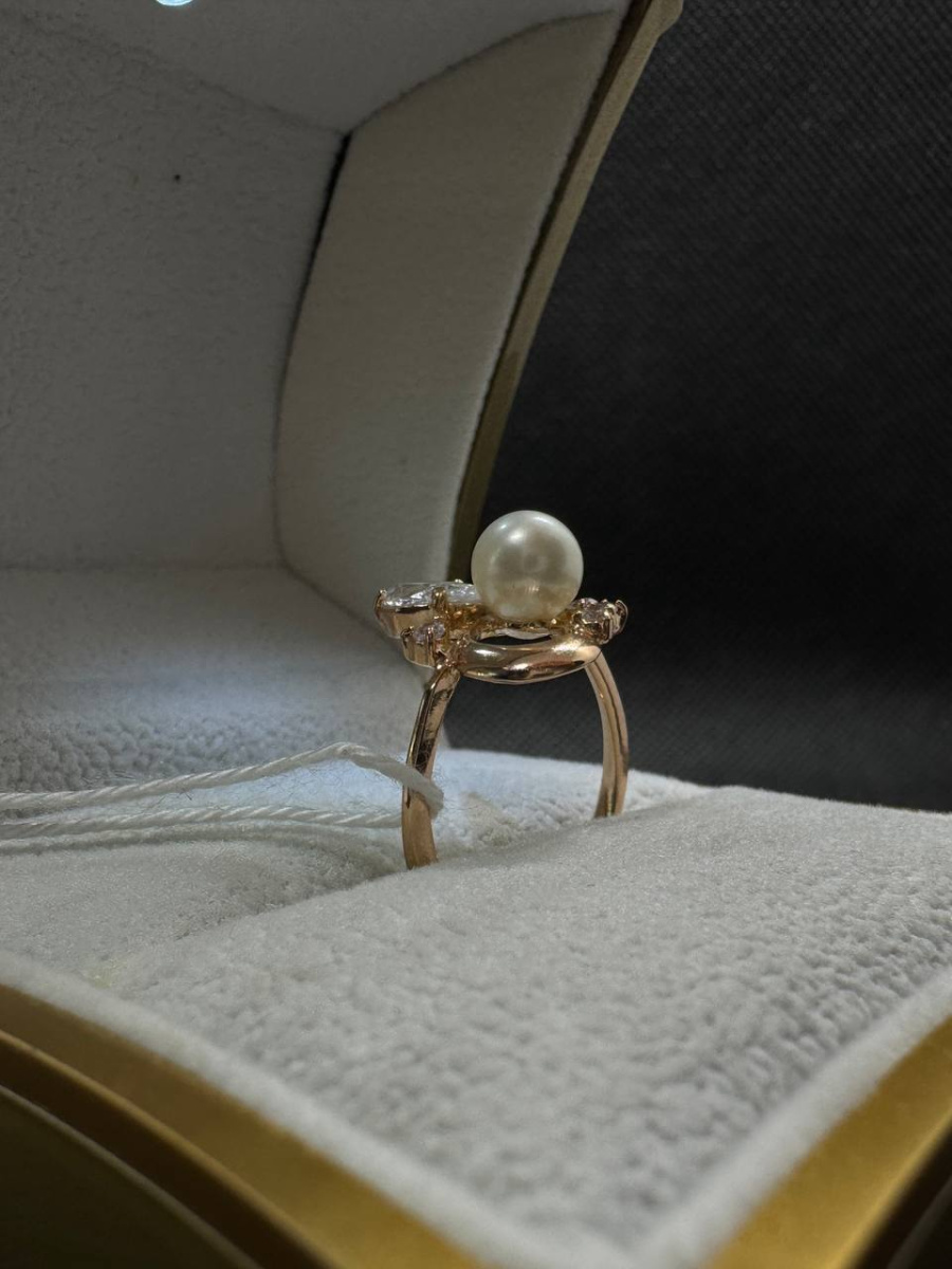 КОЛКМИ585 КОЛЬЦО С КАМНЯМИ (Au 585)