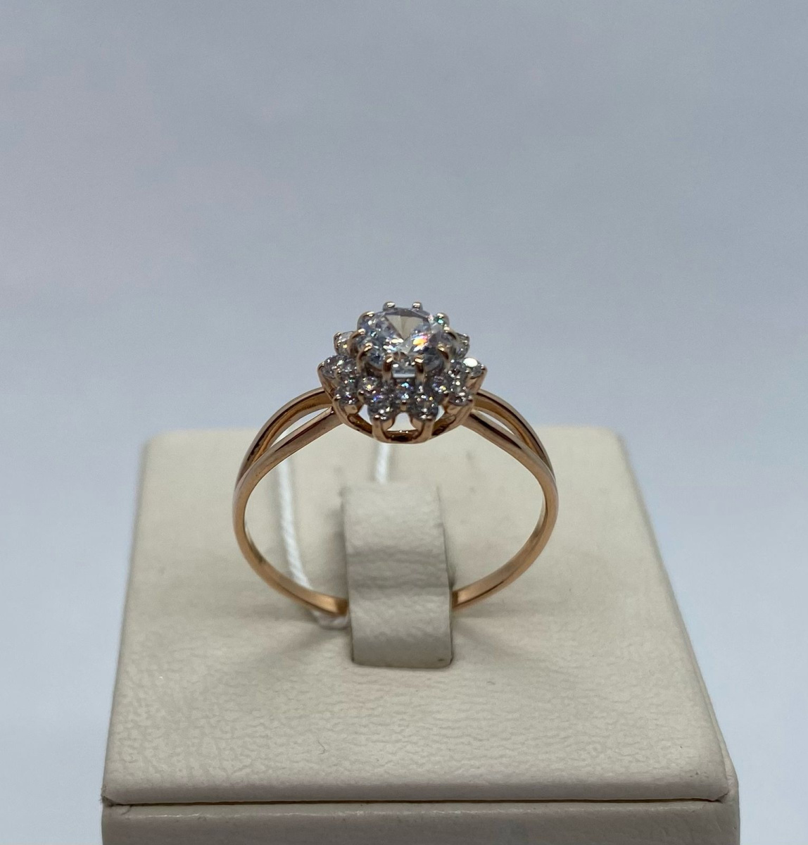 КОЛКМИ585 КОЛЬЦО С КАМНЯМИ (Au 585)