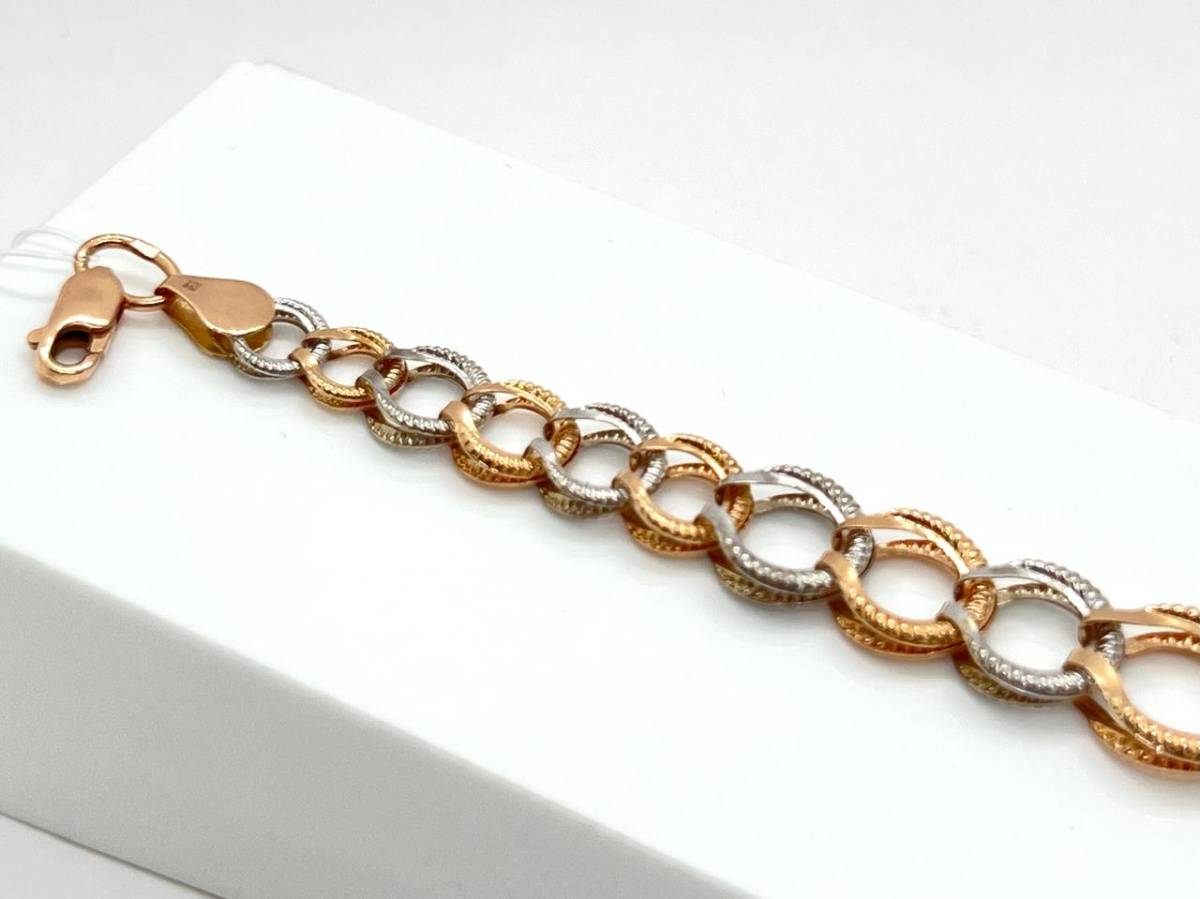 БРАСЛЕТ ФАНТАЗИЯ без камня (Au 585)