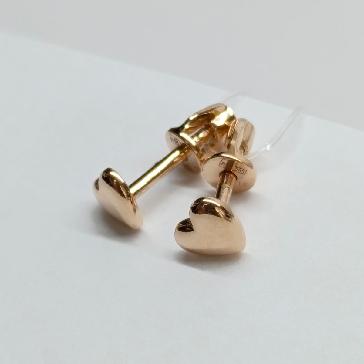 СЕРЬГИ ПУСЕТЫ без камня (Au 585)