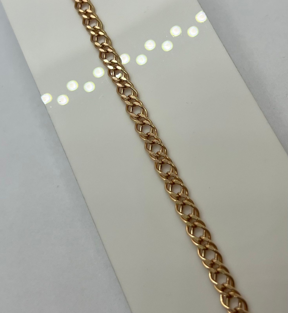 НБ 12-076ПГ БРАСЛЕТ ПУСТОТЕЛЫЙ (Au 585)