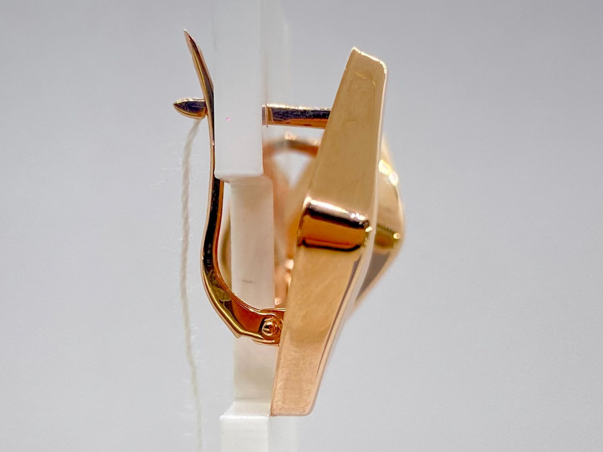 СЕРЬГИ БЕЗ КАМНЯ (Au 585)