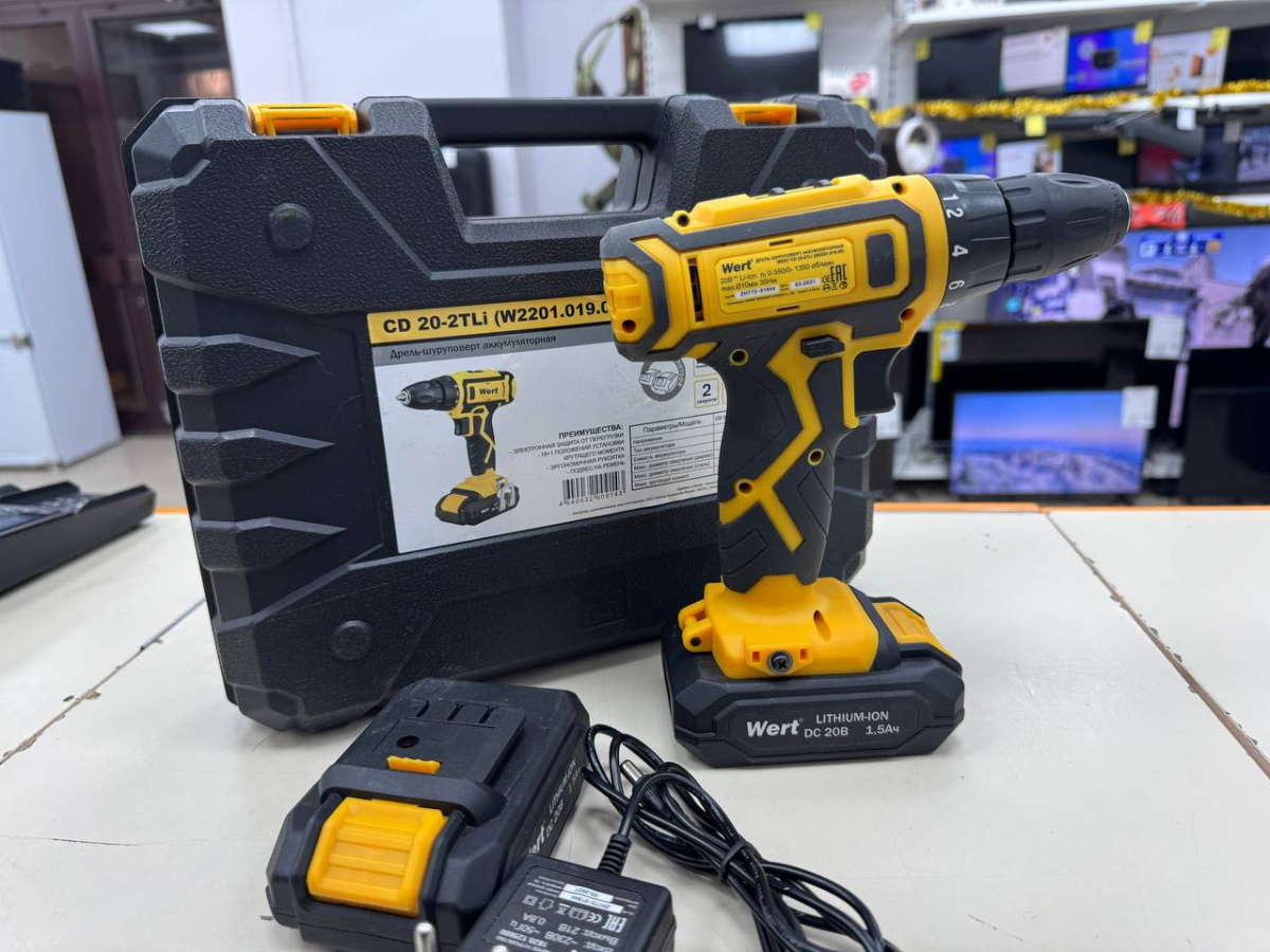 Шуруповерт Wert CD-20-2TLi