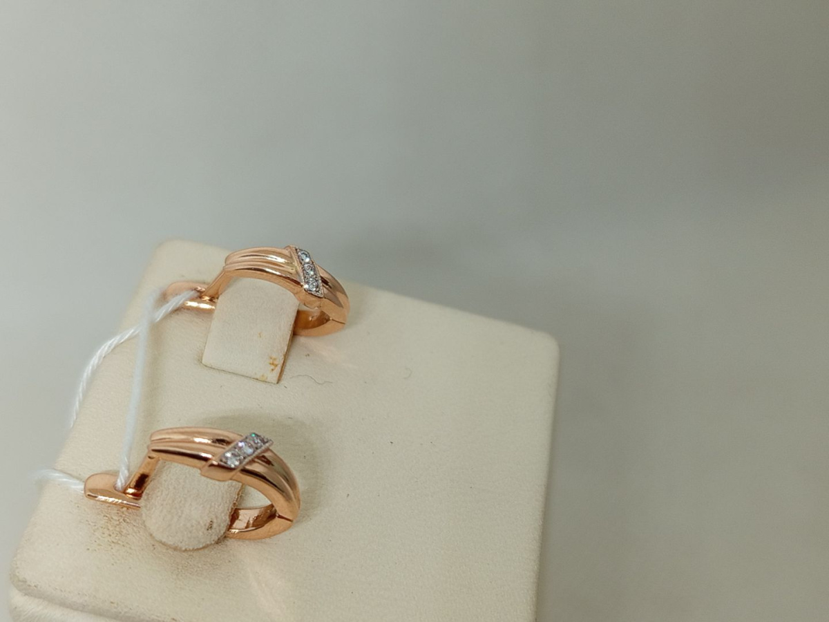 СЕРЬГИ С КАМНЯМИ (Au 585)