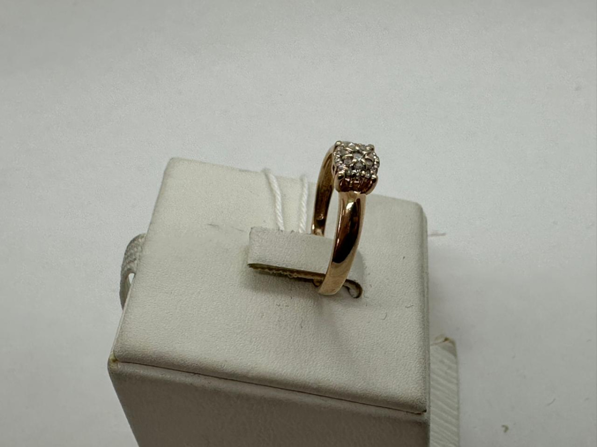 КОЛЬЦО БРИЛЛИАНТ Au 585