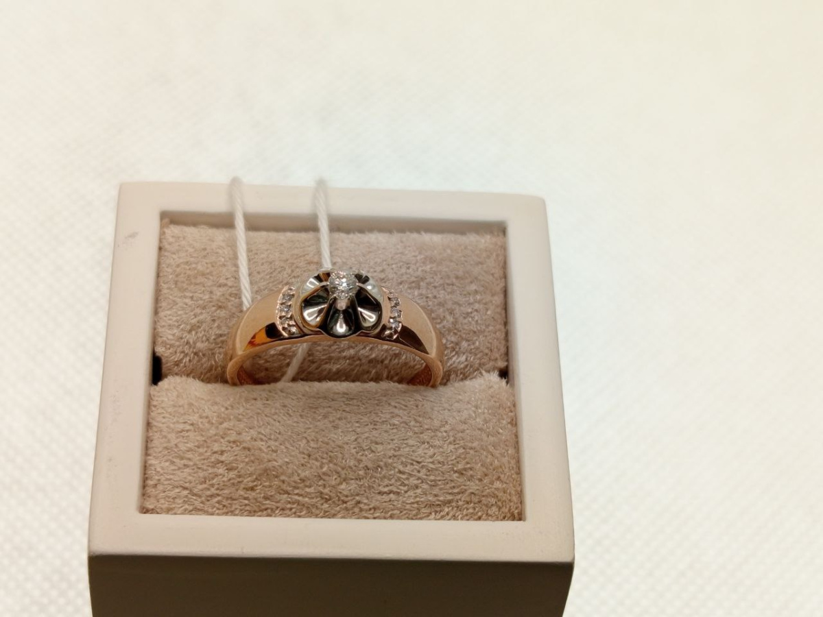 КОЛЬЦО БРИЛЛИАНТ Au 585