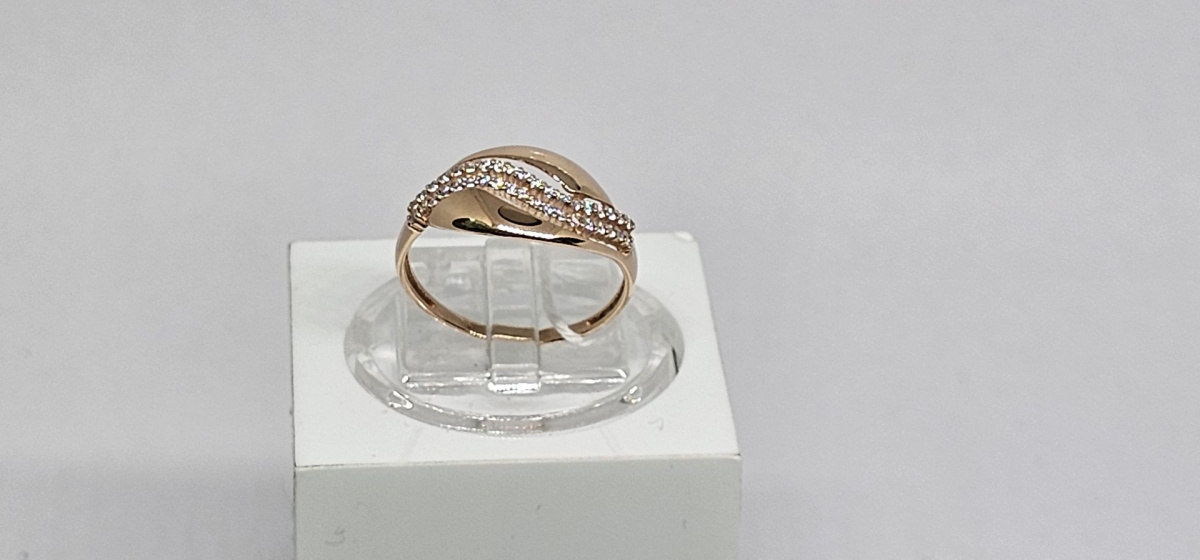 КОЛКМИ585 КОЛЬЦО С КАМНЯМИ (Au 585)