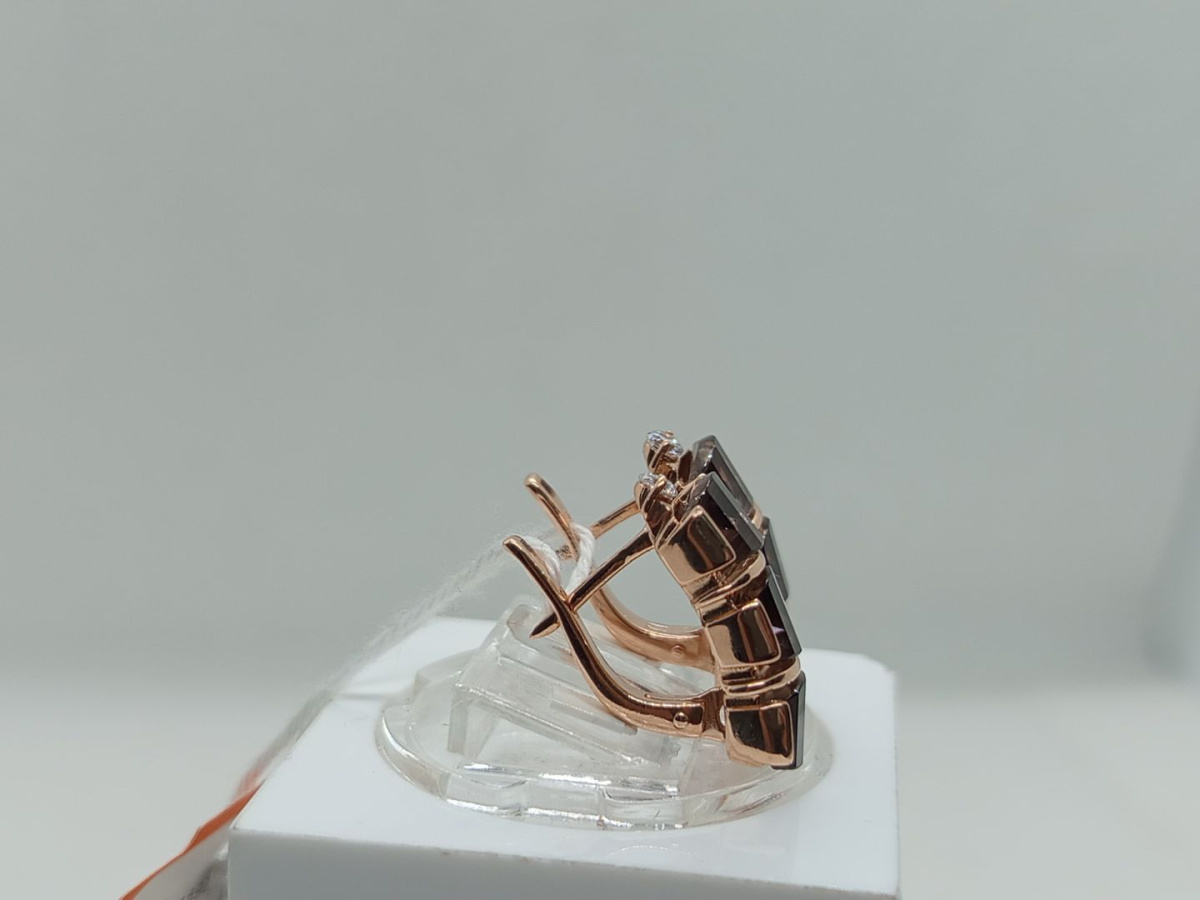 СЕРЬГИ С КАМНЯМИ (Au 585)