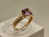 51-310-01729-2 КОЛЬЦО АМЕТИСТ с камнями (Au 585)