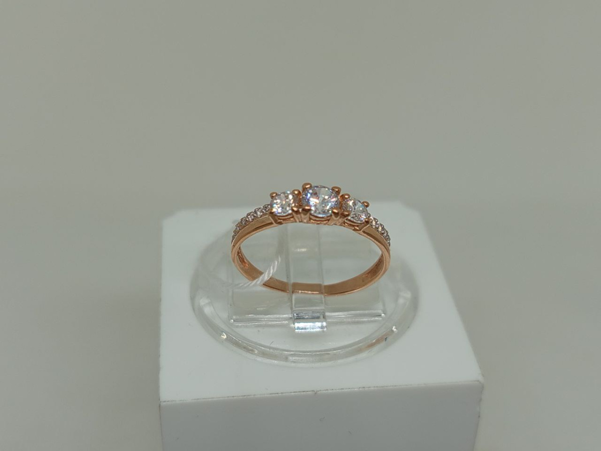 КОЛКМИ585 КОЛЬЦО С КАМНЯМИ (Au 585)