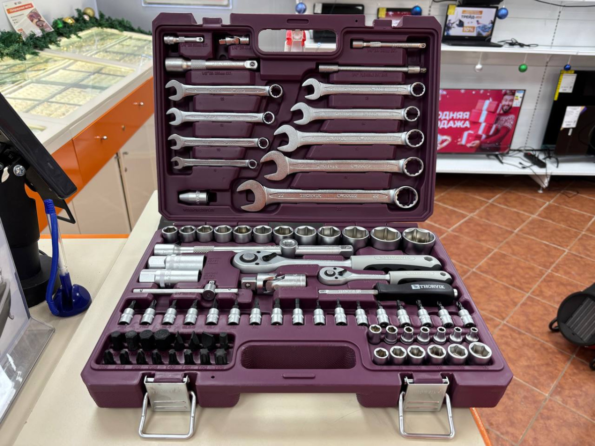 Набор инструментов Thorvik TS094 универсальный 1/4 1/2DR