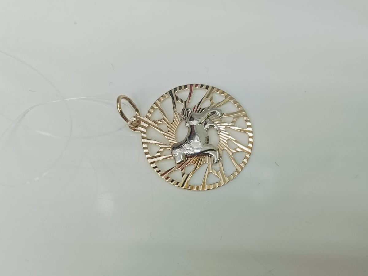 ПОДВЕСКА ЗНАК ЗОДИАКА ЛЕВ (Au 585)