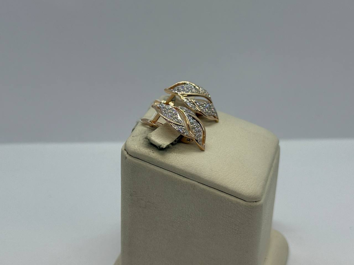 СЕРЬГИ С КАМНЯМИ (Au 585)