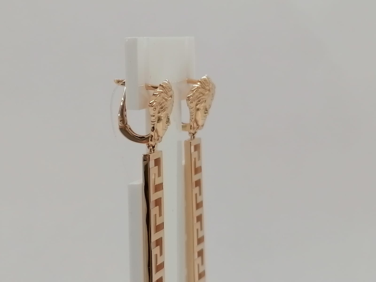 СЕРЬГИ БЕЗ КАМНЯ (Au 585)