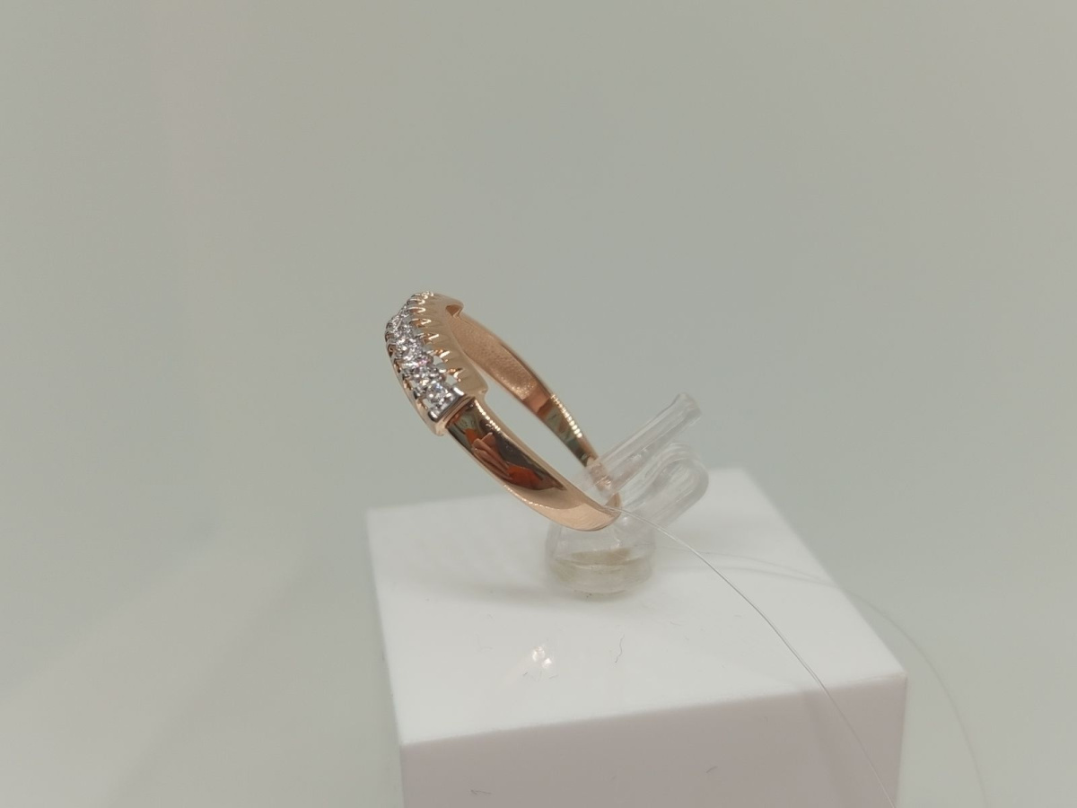 КОЛЬЦО С КАМНЯМИ (Au 585)