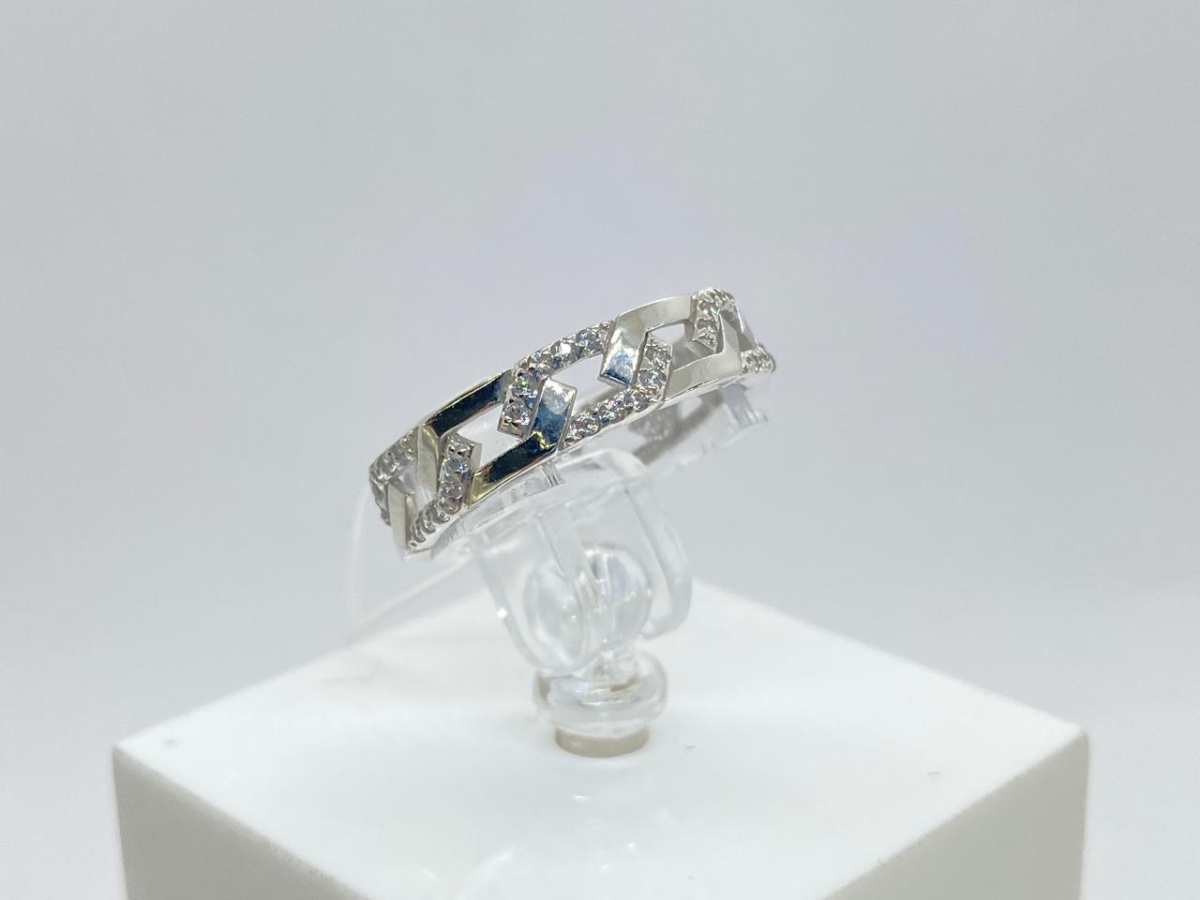 КОЛЬЦО С КАМНЯМИ (Au 585)