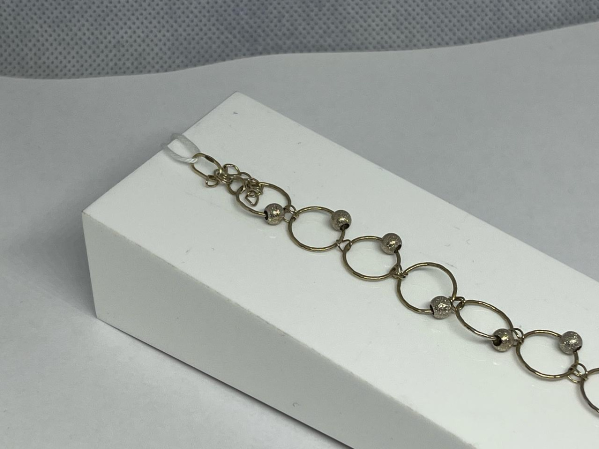 БРАСЛЕТ ПОЛНОВЕСНЫЙ Фантазия Au 585