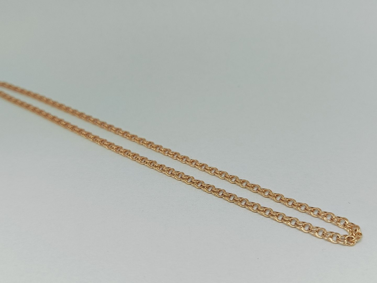 ЦЕПЬ ПУСТОТЕЛАЯ Бисмарк (Au 585)