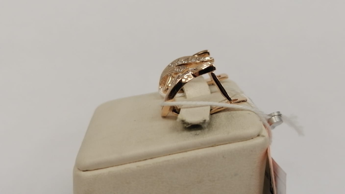 СЕРЬГИ С КАМНЯМИ (Au 585)