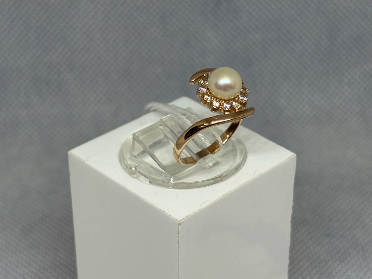 КОЛКМИ585 КОЛЬЦО С КАМНЯМИ (Au 585)