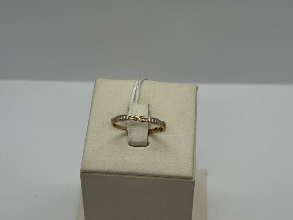 КОЛЬЦО С КАМНЯМИ (Au 585)