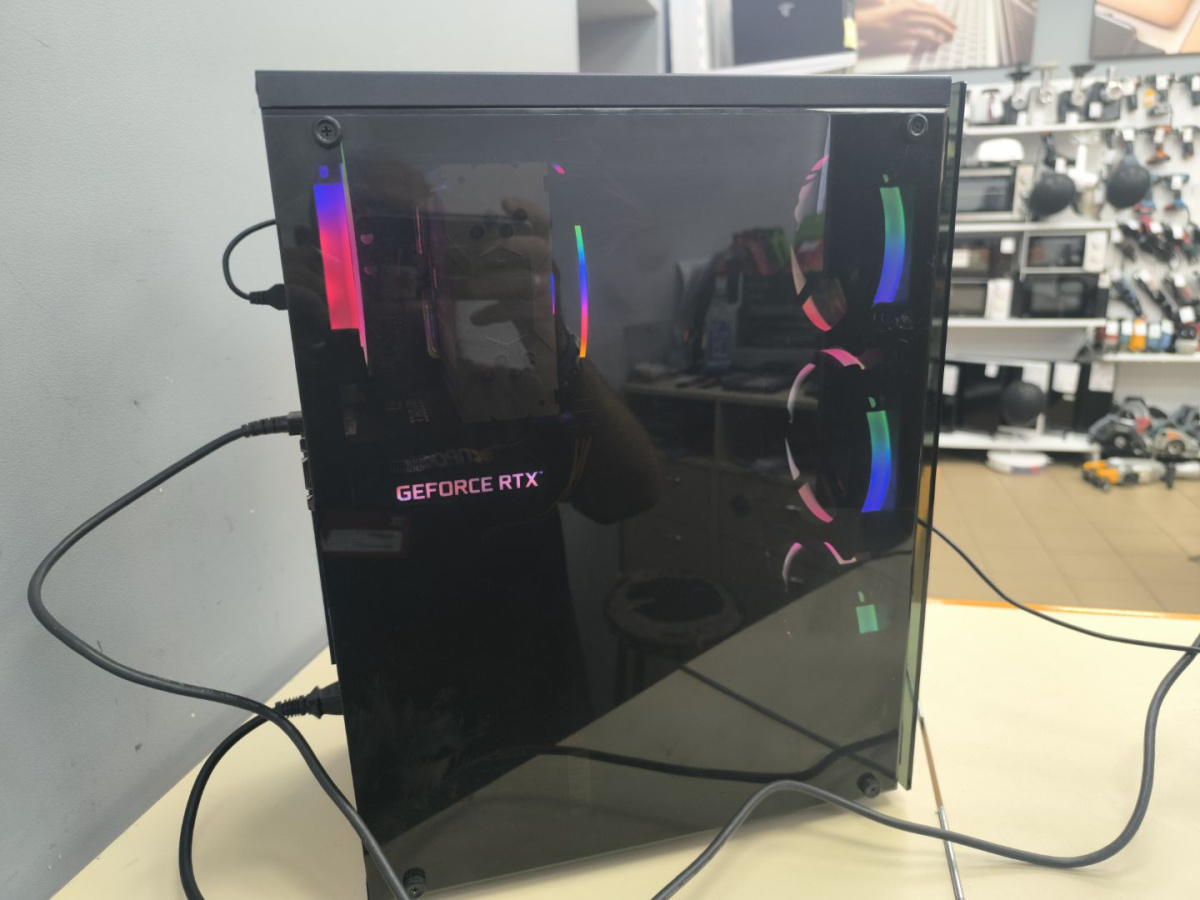 Системный блок Ginzzu; I5-10400F, GeForce RTX 3060, 16 Гб, 250 Гб, 2 Tb