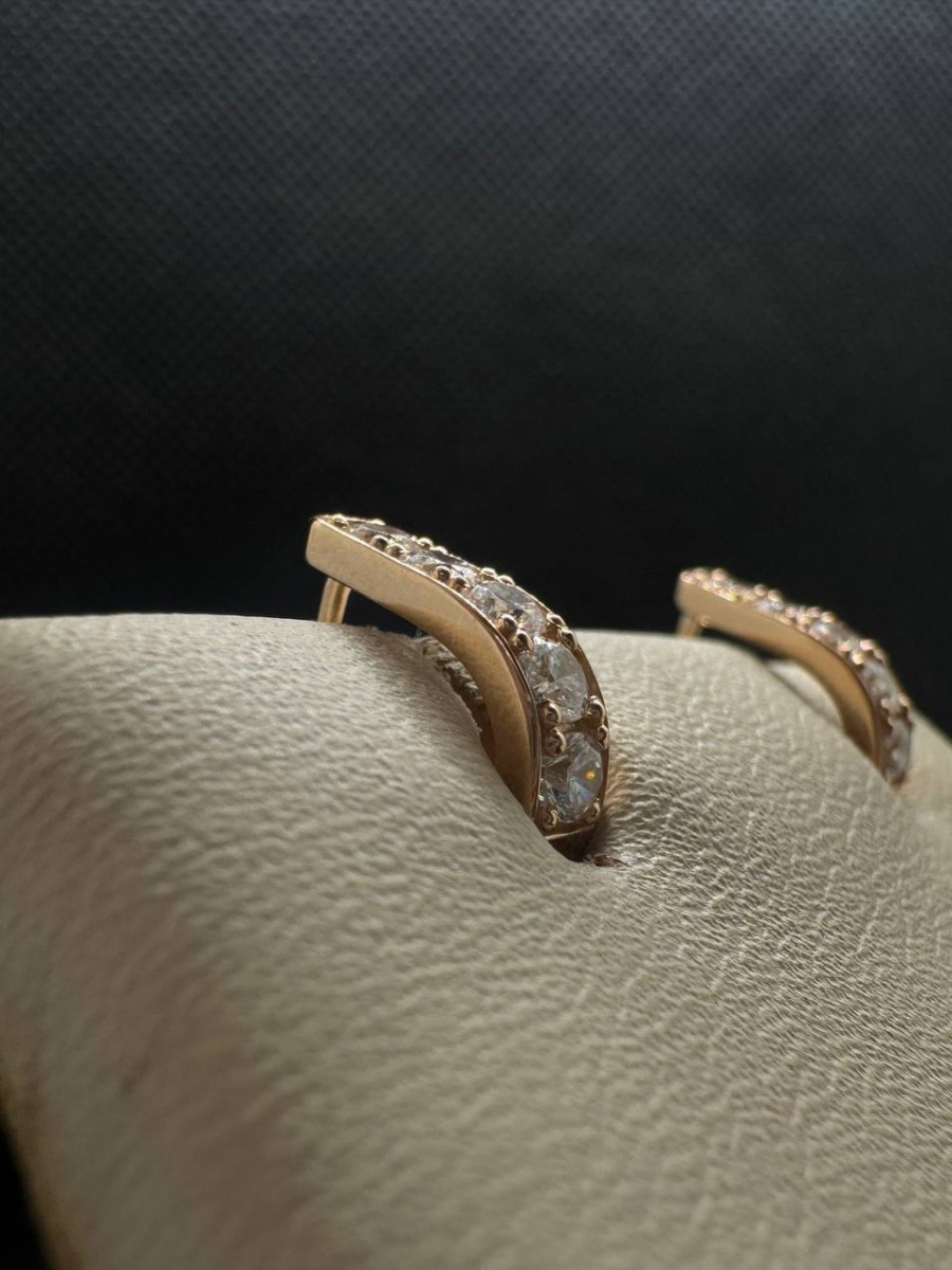 СЕРЬГИ С КАМНЯМИ (Au 585)