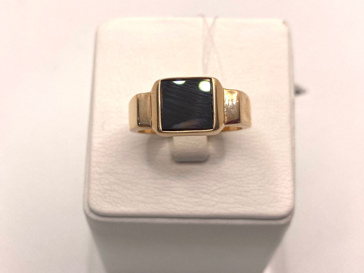 08-540158 КОЛЬЦО ПЕЧАТКА с камнем (Au 585)