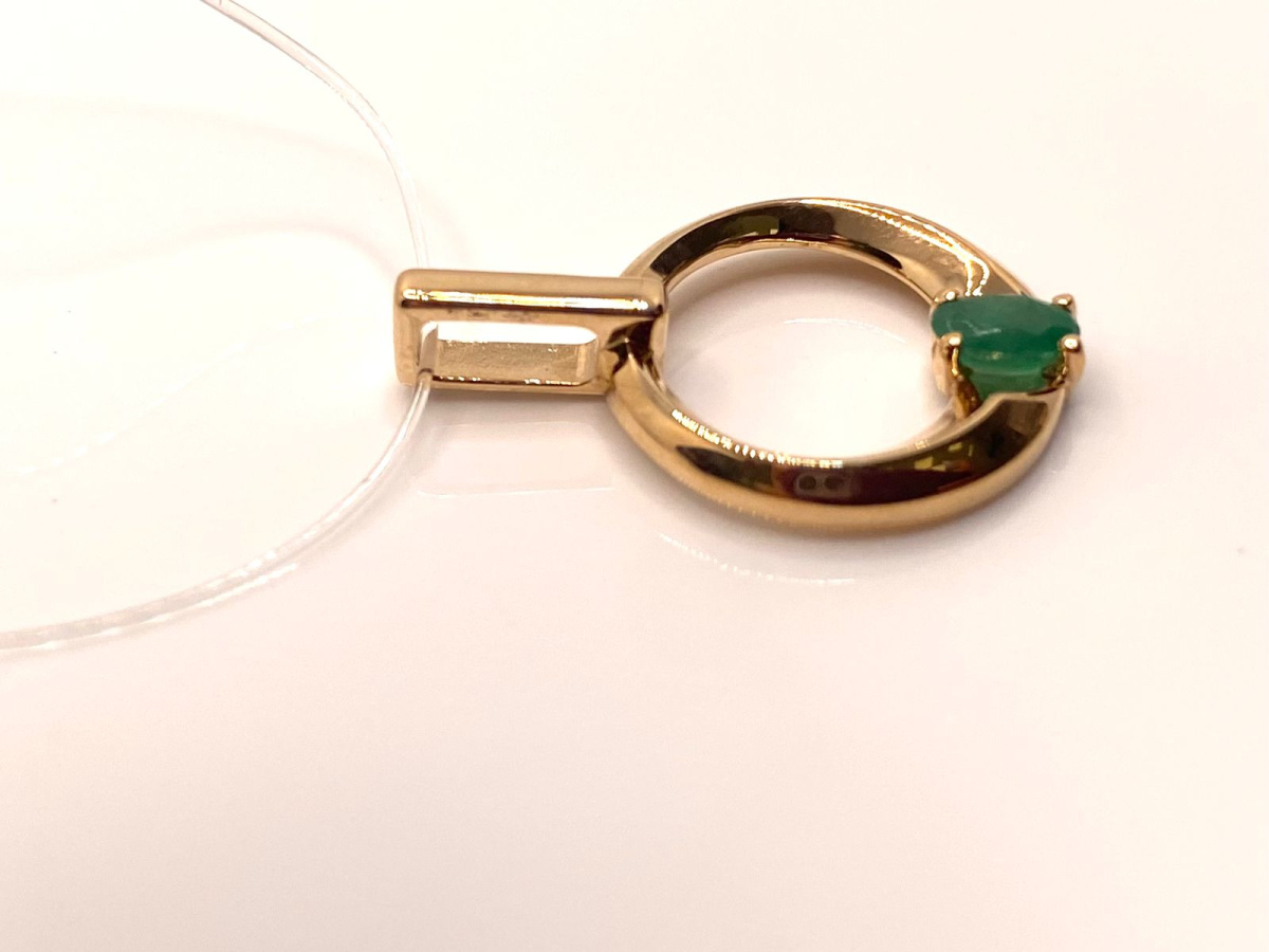 ПОДВЕСКА ИЗУМРУД (Au 585)