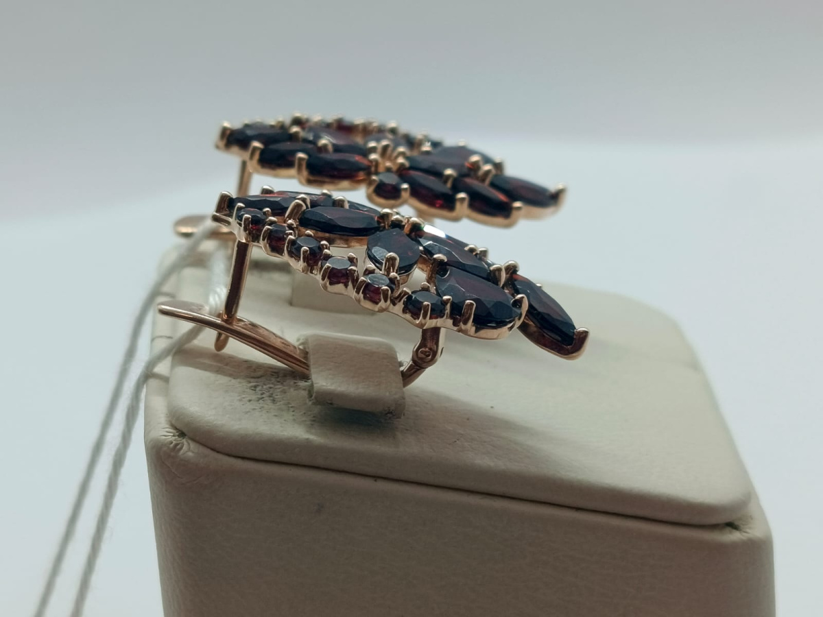 СЕРЬГИ С КАМНЯМИ (Au 585)