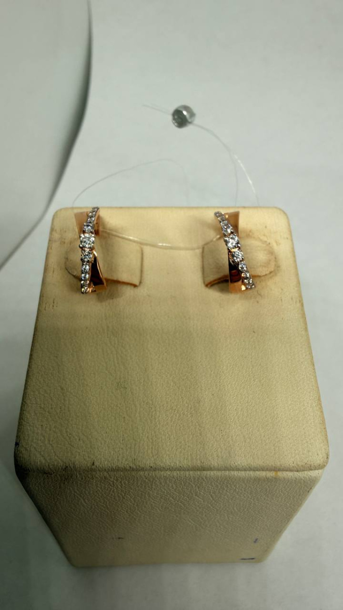 СЕРЬГИ С КАМНЯМИ (Au 585)