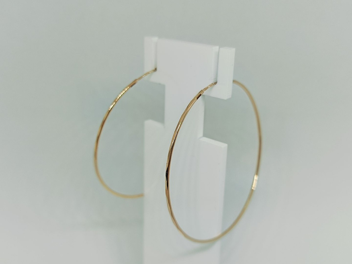 СКОН585 СЕРЬГИ КОНГО (Au 585)