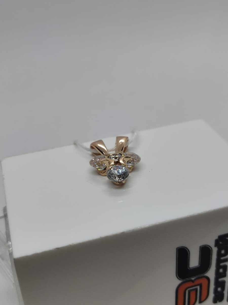 ПОДКМИ585 ПОДВЕСКА С КАМНЯМИ (Au 585)