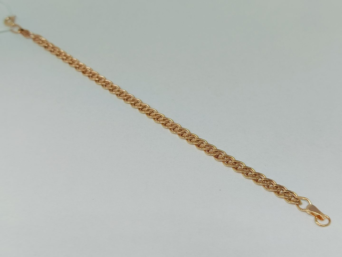 БРАСЛЕТ ПУСТОТЕЛЫЙ Лав Au 585