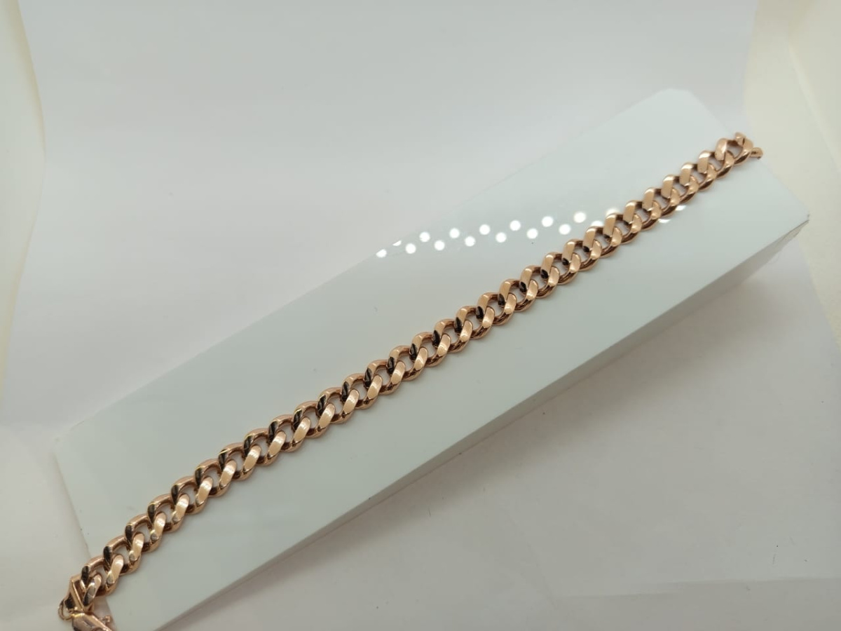 БРАСЛЕТ ПУСТОТЕЛЫЙ Панцирное (Au 585)