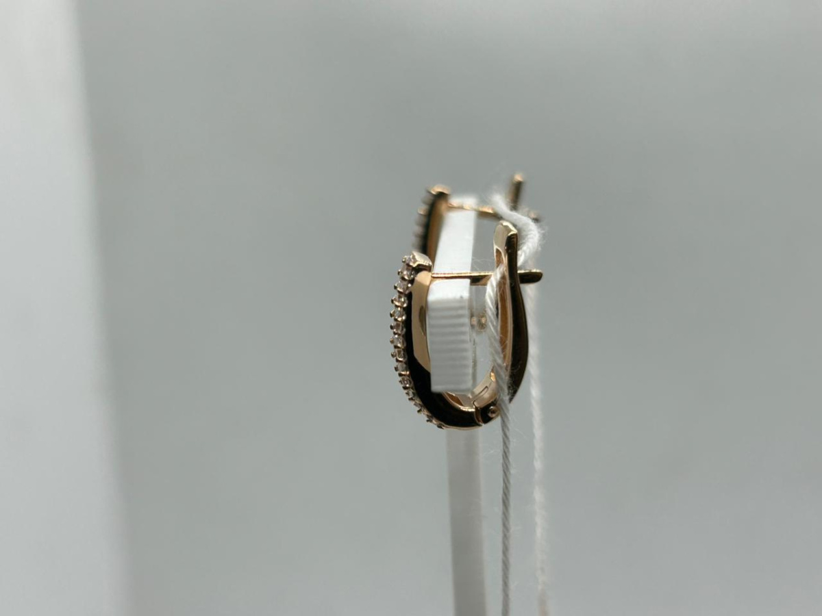 СКМИ585 СЕРЬГИ С КАМНЯМИ (Au 585)