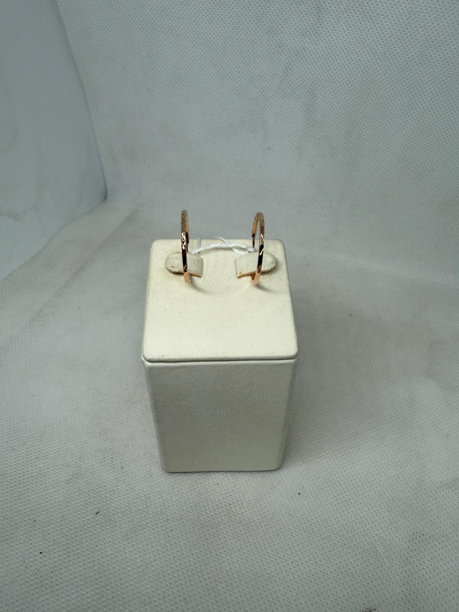 СКОН585 СЕРЬГИ КОНГО (Au 585)