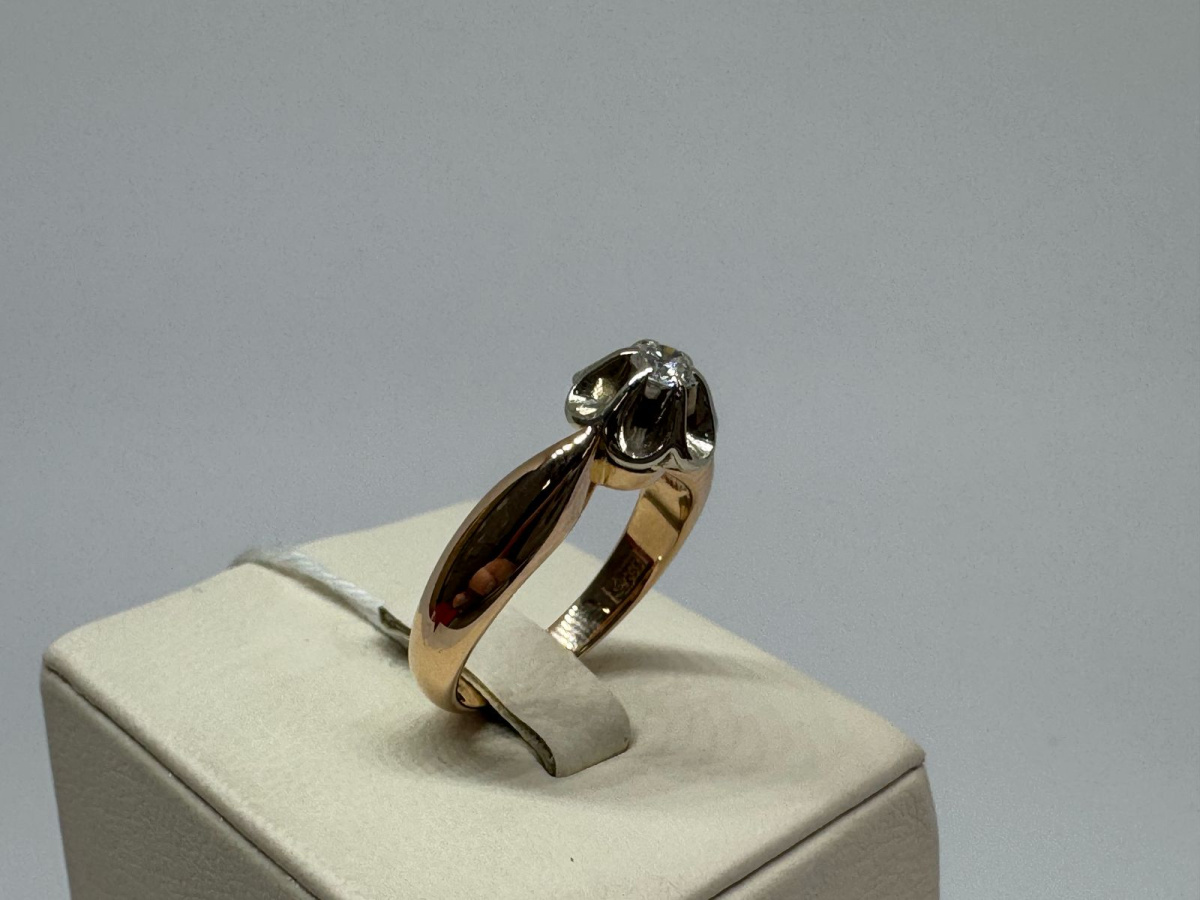 КОЛЬЦО БРИЛЛИАНТ Au 583