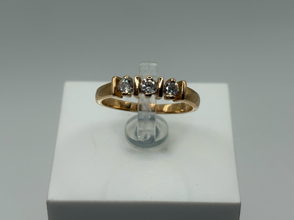 КОЛКМИ585 КОЛЬЦО С КАМНЯМИ (Au 585)