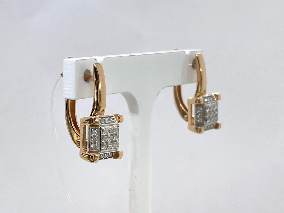 СЕРЬГИ БРИЛЛИАНТ (Au 585)